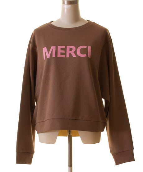 ROSIEE　ロージー MERCI フロッキーロゴトップス　R070301