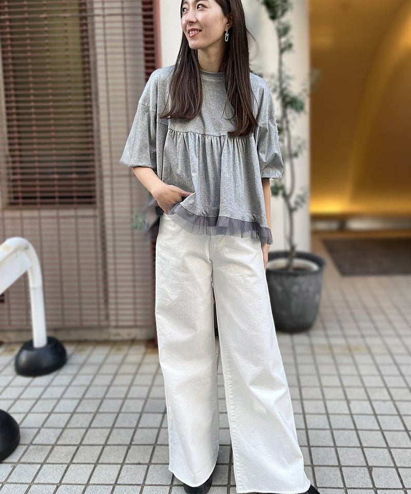 INDIMARK☆ニューワイドデニム WJ167☆タグ付き新品 （INDIMARK