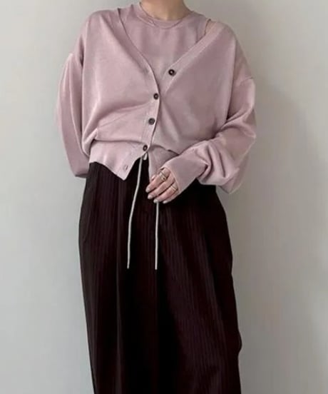 anuke アンヌーク Highgauge Sheer Cardigan 6261052 4月中旬～5月中旬発送予定