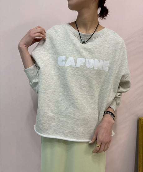 cafune カフネ PASSIONE パシオーネ ROBE　ローブ615920　CAFUNEロゴバイオスウェット２WAYプルオーバー　2026NEWARIIVAL
