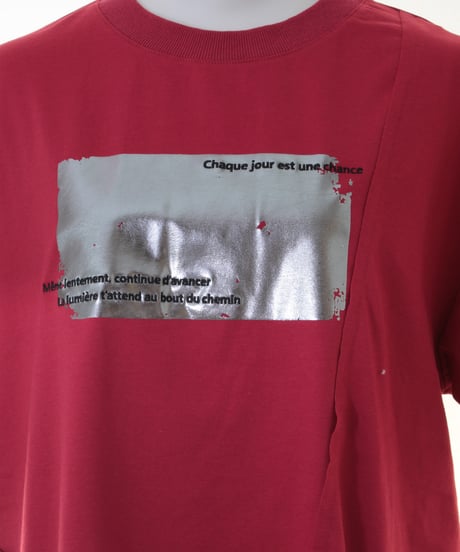 33℃（サーティースリーディグリー）箔プリントTシャツ　bc605302 (2026NEWARIIVAL)