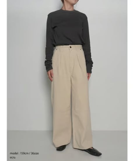 YENNイエン　WASHED CORDUROY PT