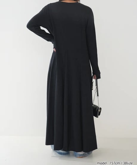 YENN イエン　SLUB FLARE DRESS　Y254-51135　本州送料無料！予約