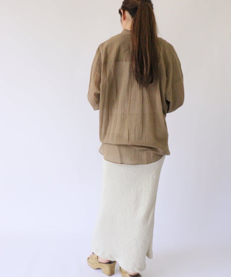 ACUTA  アクータ コットンボイル2WAYシャツ カシュクール2wayシャツ　1007384910073849