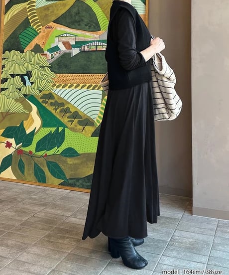YENN イエン　SLUB FLARE DRESS　Y254-51135　本州送料無料！予約