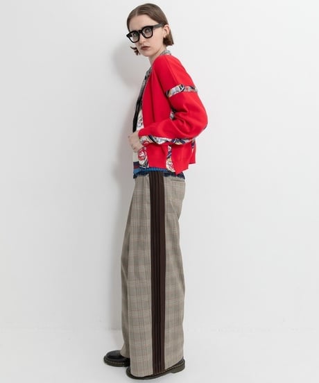 AULA AILA　アウラアイラ　スカーフプリント2WAYニット SCARF PRINT 2WAY KNIT 1253-09029 本州送料無料！