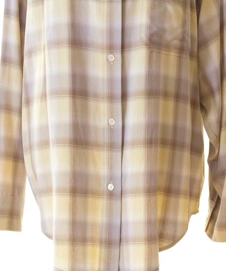 Cafune　カフネ　Cellulose Check Shirt セルロース チェック シャツ 535943 本州送料無料！