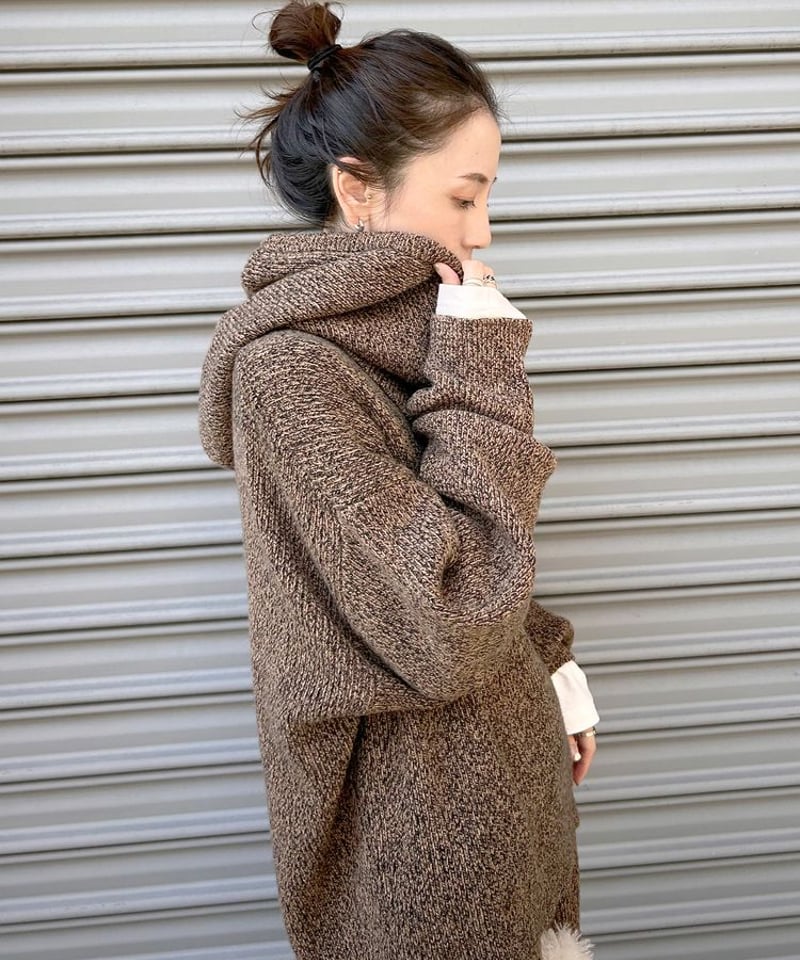 セットアップ Ungridメランジニット 著しく 