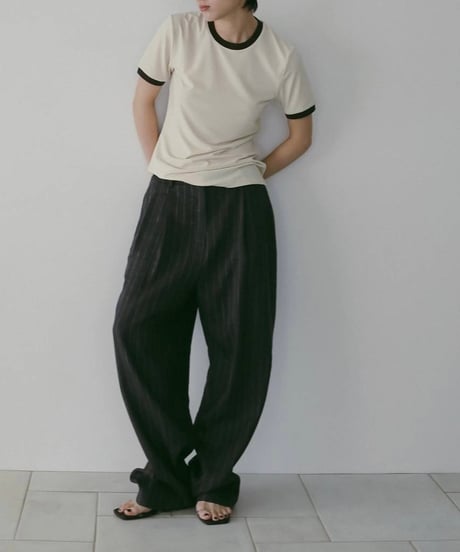 anuke アンヌーク Compact Ringer T-Shirts 62610618