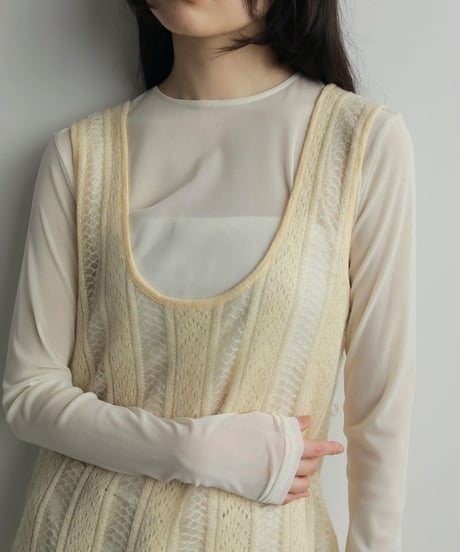 anuke アンヌーク 2way Sheer Tops 62520609 本州送料無料