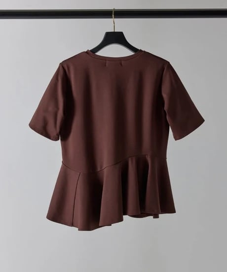Mewl　ミュール　CHIGNON　シニヨン　アシメペプラムTOPS 　M262-88057