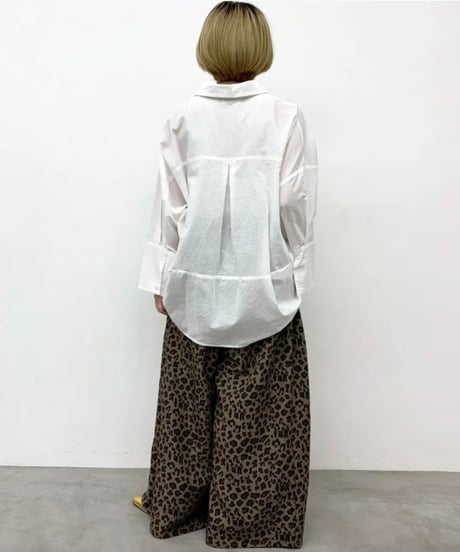 CYNICAL レオパード柄ワイドパンツ 612-96063 2026NEWARIIVAL