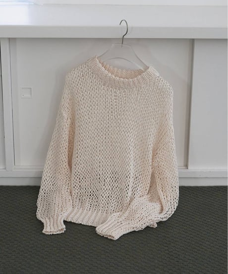 anuke アンヌーク　Tapeyarn Loose Knit　62610508 本州送料無料