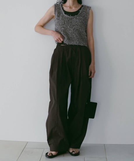 anuke アンヌーク　Volumetuck Cocoon Pants　62610720