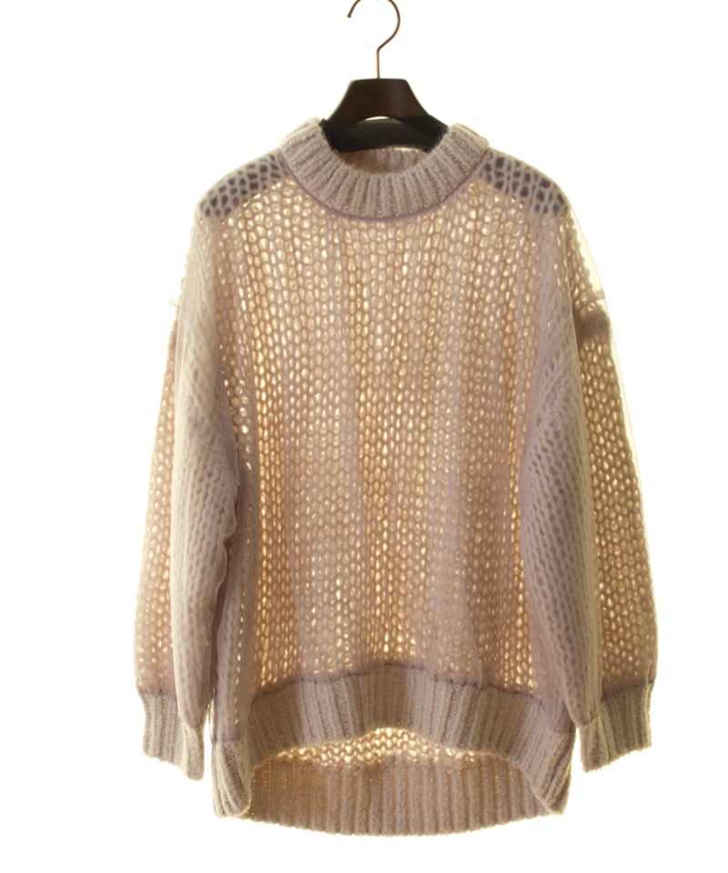 Dignite collier ディニテコリエ チュールドッキングローゲージニット