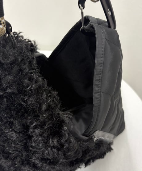 RISLEY　リズレ　Triangle fur quilt mini bag　1740985【R2503-FQB45】