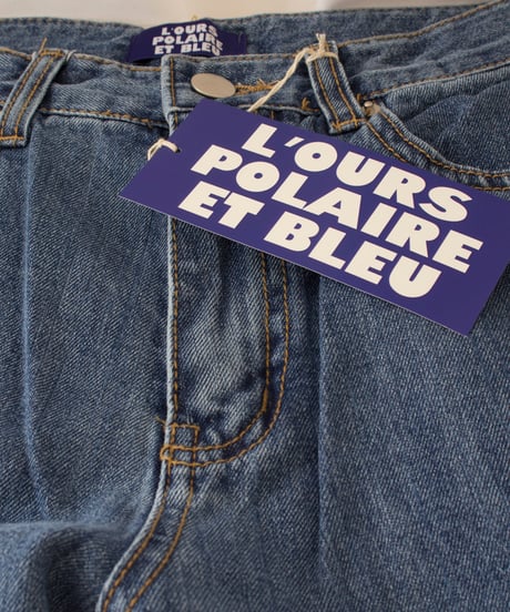 L'ours Polaire et Bleu　ソフトデニムセミワイド　LP2411003