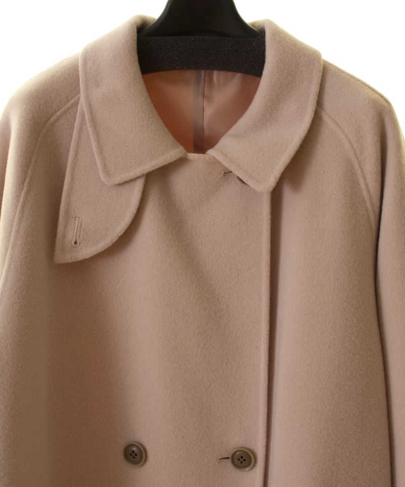 Dignite collier ディニテコリエ ダブルフェイスラグランコート