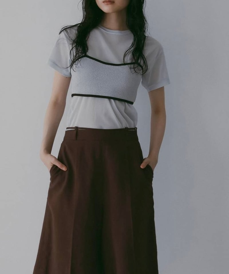 anuke アンヌーク Cupin Knit Bustier 62610520 | Deargo