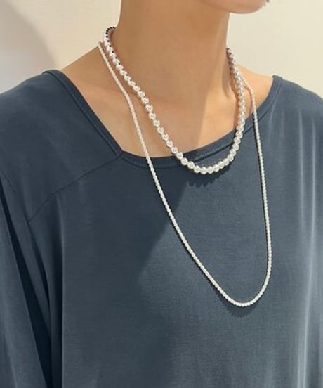 CHIGNON　シニヨン　ﾏﾙﾁWAY丸玉ﾁｪｰﾝﾈｯｸﾚｽ 0045-366RT