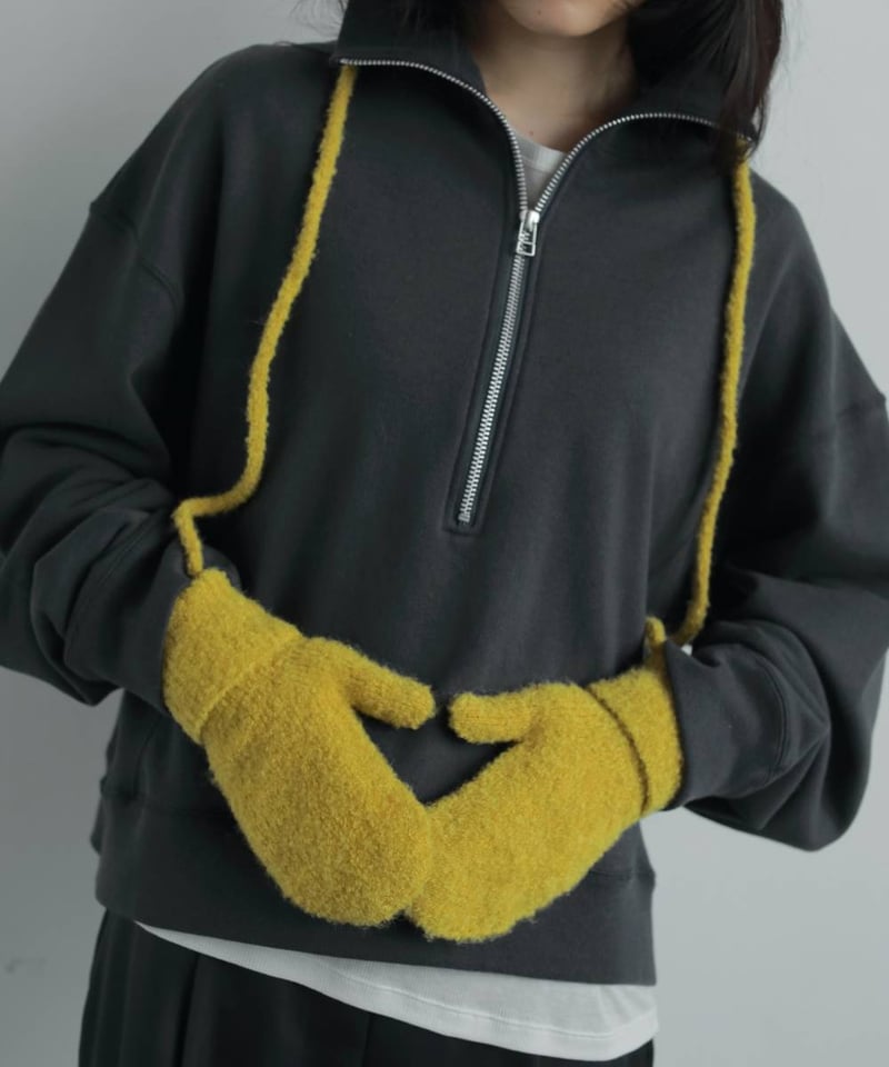 ジャケット・アウター anuke Half Sleeve Jacket anuke アンヌーク Heather Short Jacket｜BORN FREE ONLINE SHOP