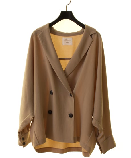 cafune カフネ PASSIONE パシオーネ ROBE　ローブ　ゆったりドルマンドレープワッシャージャケット ドレープワッシャードルマンジャケット 535416 2026NEWARIIVAL