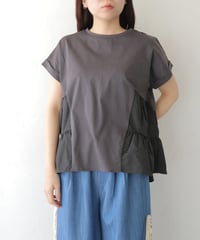 ドライタッチコットン 異素材ドッキングTEE 980-25137 (2026NEWARIIVAL)