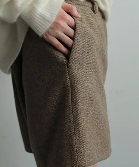 anuke (アンヌーク） Herringbone Short Pants　62520728　ショートパンツ本州送料無料！