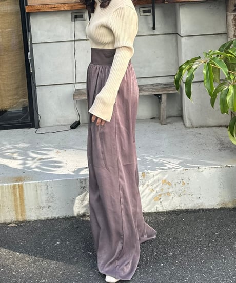 ROSIEE　ロージ　ウエストRIBパンツ R093205