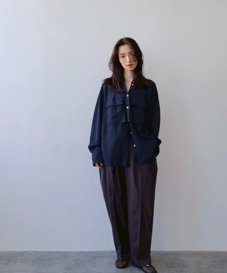 IFMEH イフメ Bicolor curve pants IF25AWPT-01