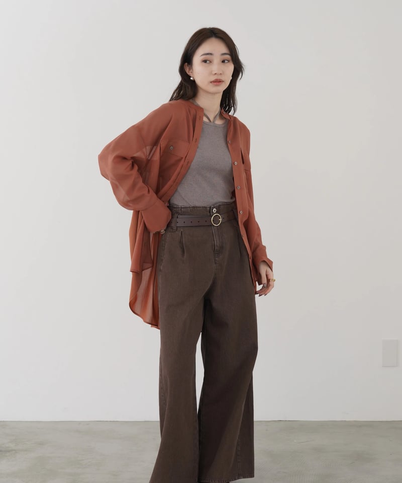 mink chair ミンクチェア サイドシームデニムパンツ 23151 本州送料