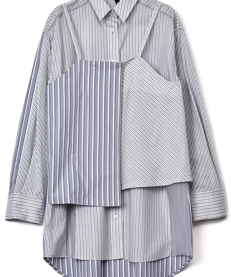 AULA AILA　アウラアイラ　STRIPE SHIRT & CAMISOLE SET 1261-04021 2026NEWARIIVAL