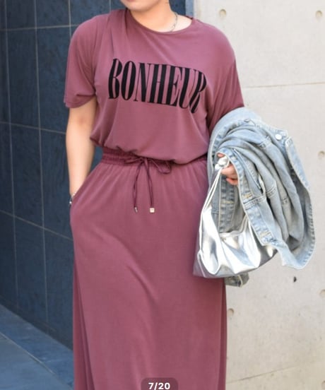 ROSIEE　ロージー BONHERモダールハーフスリーブTシャツ R753250