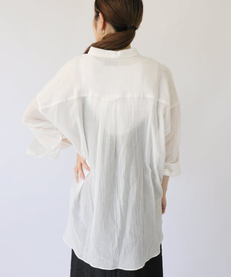 ACUTA  アクータ コットンボイル2WAYシャツ カシュクール2wayシャツ　1007384910073849