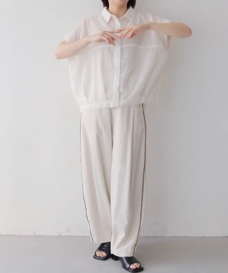 シアーシャギー半袖シャツ　2026NEWARIIVAL