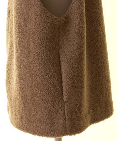 Cafune　カフネ　eco leather piping voa vest エコレザーパイピングベスト　535421 本州送料無料！