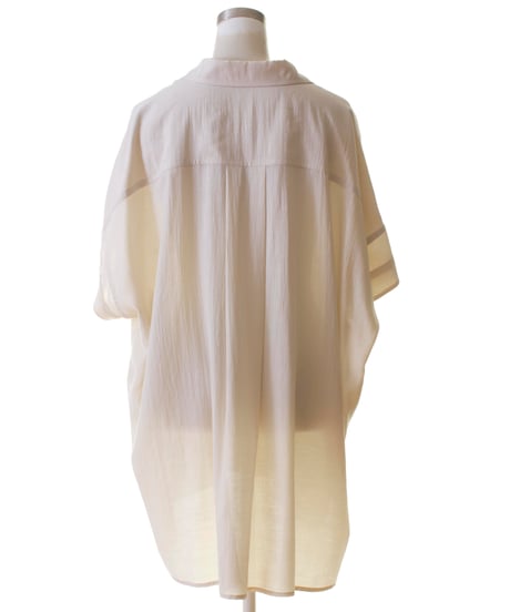 cafune カフネ PASSIONE パシオーネ ROBE　ローブ楊柳素材スキッパーシャツ　435913