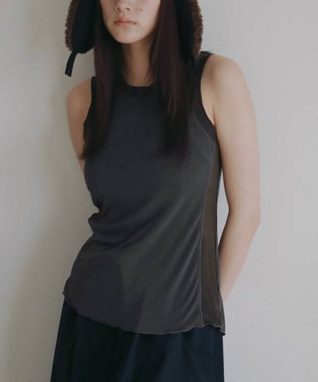 anuke アンヌーク　Bicolor Tank Top　62610607