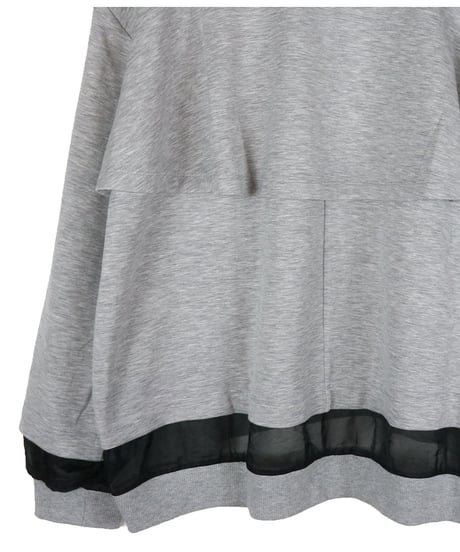 AULA AILA　アウラアイラ　シアーコンビネーションプルオーバー SHEER COMBINATION PULLOVER 1251-08010 送料無料