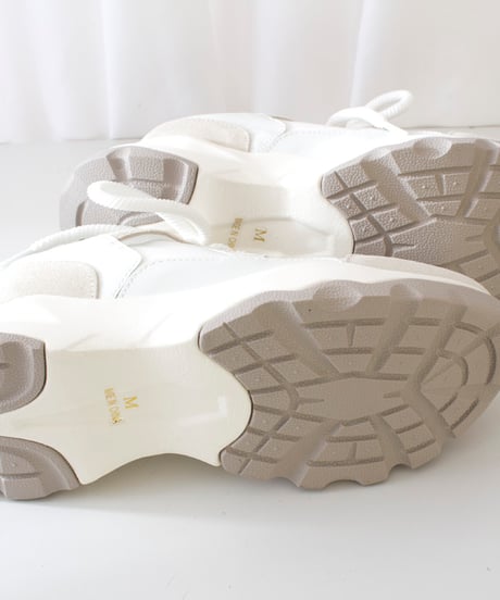 ATELIER BRUGGE アトリエブルージュ Original sole sneaker チュールデザインスニーカー　オリジナルスニーカー