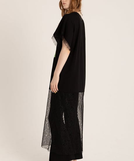 AULA AILA　アウラアイラ　マーブリングプリントチュニック　MARBLING PRINT TUNIC　1251-08054　2025春夏物新作　本州送料無料