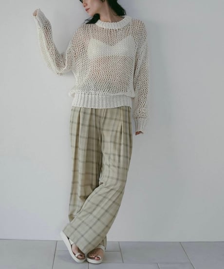 anuke アンヌーク　Tapeyarn Loose Knit　62610508 本州送料無料