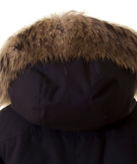 SALE セール品【PYRENEX/ピレネックス】アヌシーファー ダウンジャケット/コート/Annecy Fur Int'l　BULACK/Sサイズ