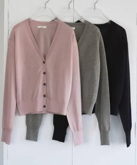 anuke アンヌーク Highgauge Sheer Cardigan 6261052 4月中旬～5月中旬発送予定