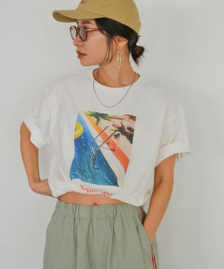Ungrid (アングリッド)  フォトビッグロゴTee 112422723501