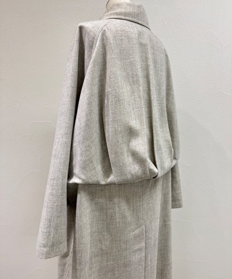 CYAN TOKYO シアン トウキョウ エアリーバックウーリーコート 504382