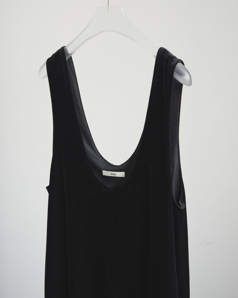 anuke アンヌーク Velour Uneck Onepiece 62520314 | De