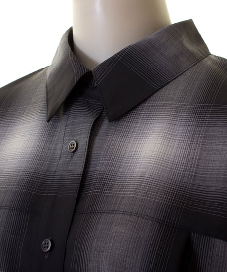 PASSIONE パシオーネ ROBE　ローブ　ショート丈チェックシャツ　616961　2026NEWARIIVAL