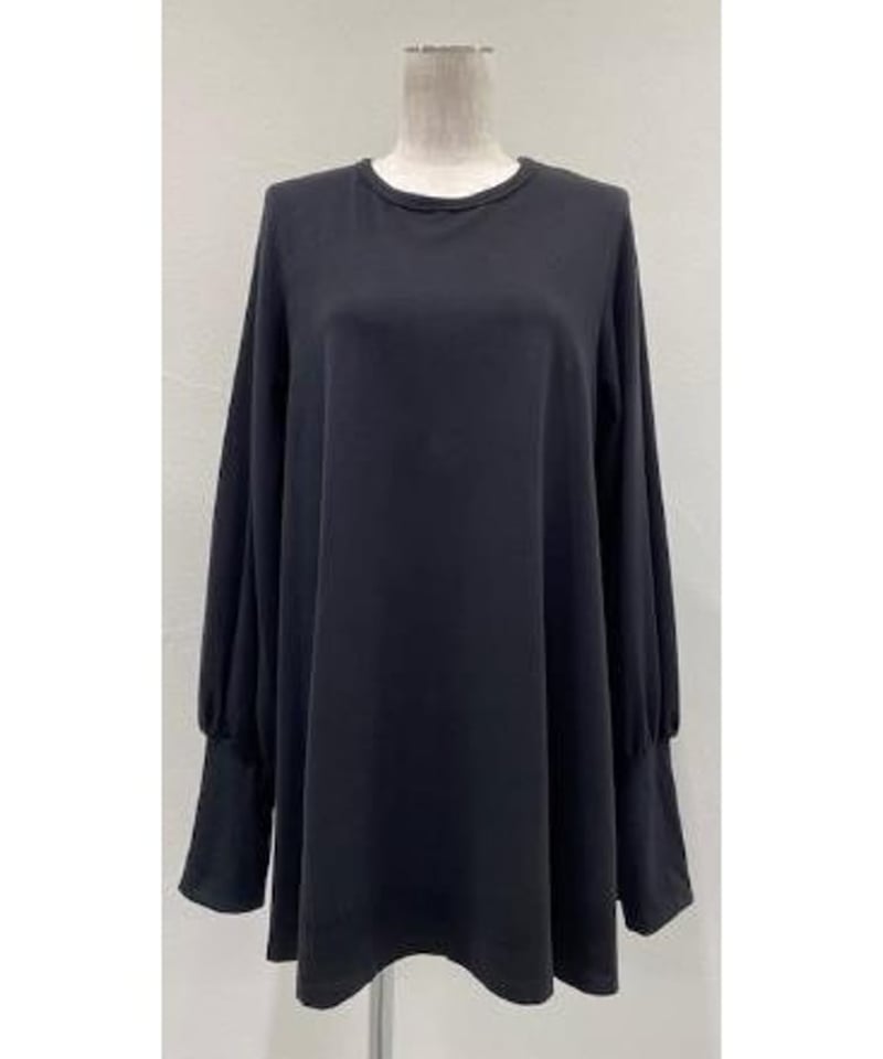 CYAN TOKYO ワイドスリーブウォームフレアチュニック CYAN TOKYO シアントーキョー ワイドスリーブウォームフレアチュニック