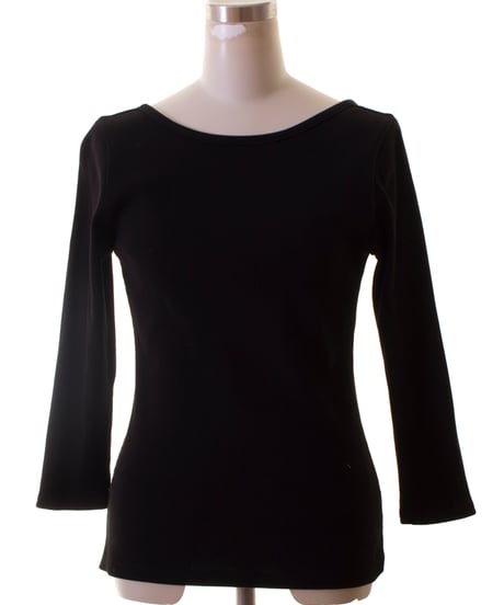 PASSIONE パシオーネ ROBE　ローブ　Uネックリブ七分袖カットソー　616901　2026NEWARIIVAL